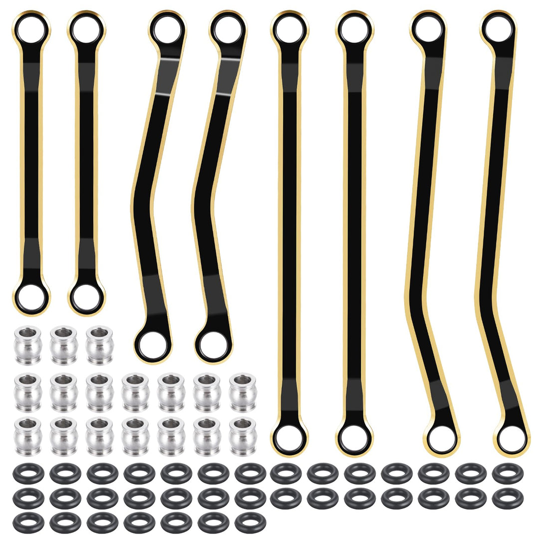 Runup High Clearance Chassis Link Rod Metal Connecting Rod Set for 1/18 RC Crawler Tra-xxas TRX4-M-K