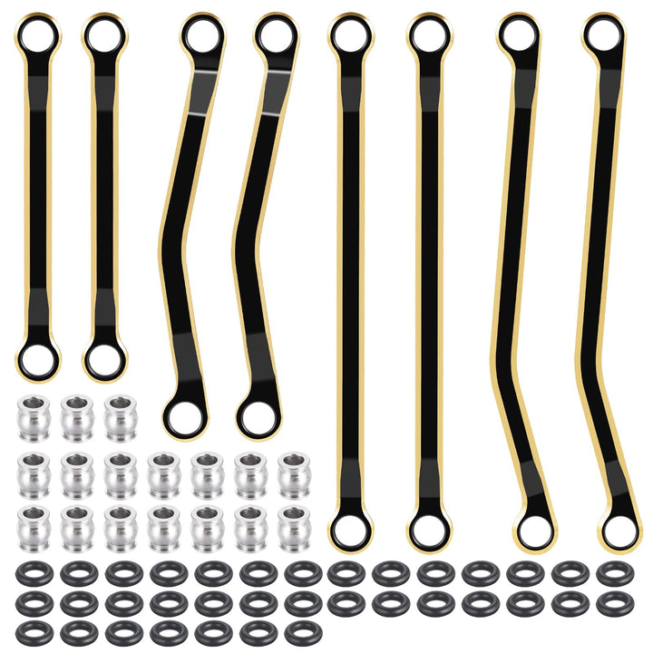 Runup High Clearance Chassis Link Rod Metal Connecting Rod Set for 1/18 RC Crawler Tra-xxas TRX4-M-K