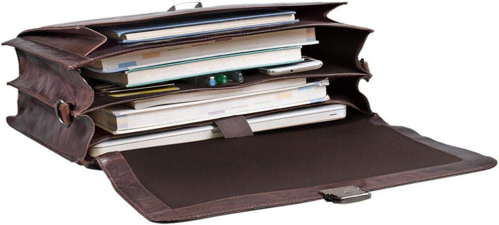 STILORD 'Johann' Klassische Aktentasche Herren Damen Businesstasche für 15,6 Zoll Laptop passend für