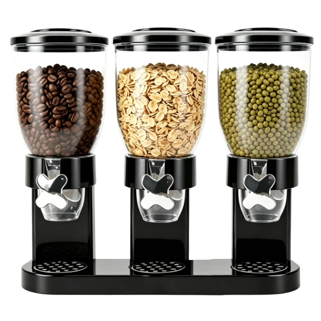Cereal Dispenser Countertop, 2L Lebensmittelspender, Müslispender Luftdichte Behälter für Müsli, Rei