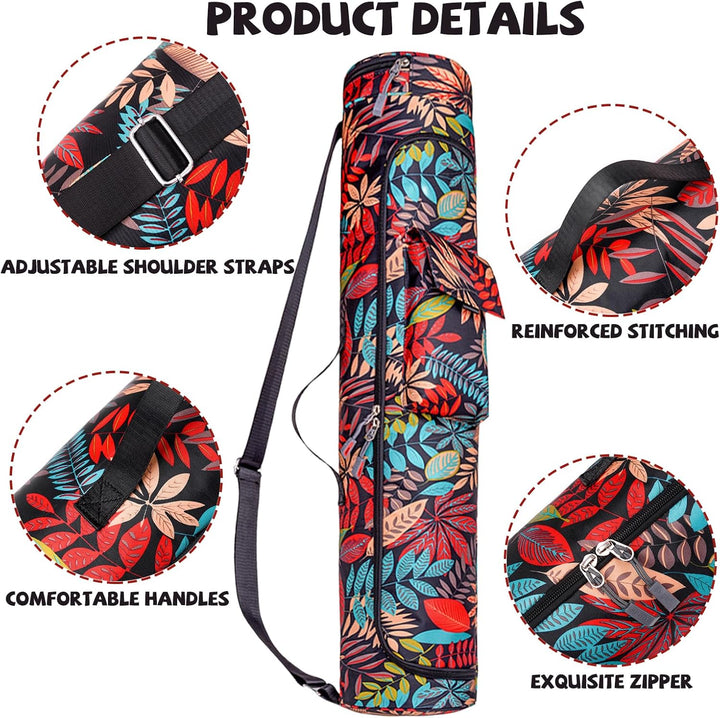 Aucuu Yogatasche, Yogamatte Tasche, Sporttasche Damen mit Nassfach & Flaschentasche, Verstellbarer S