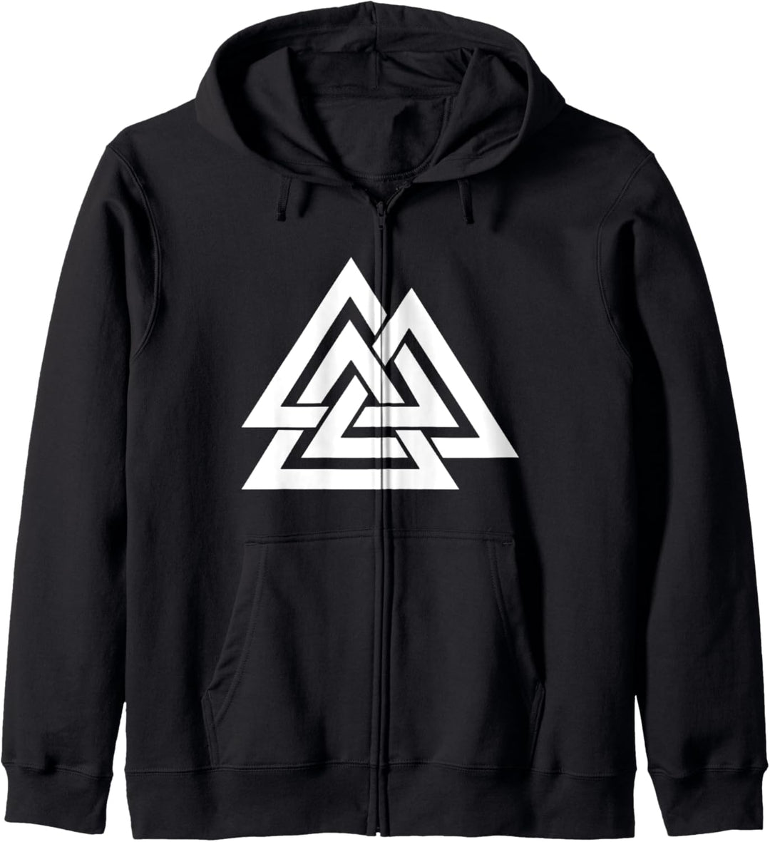 Valhalla Valknut Symbol Wikinger Nordmann Odin Kapuzenjacke