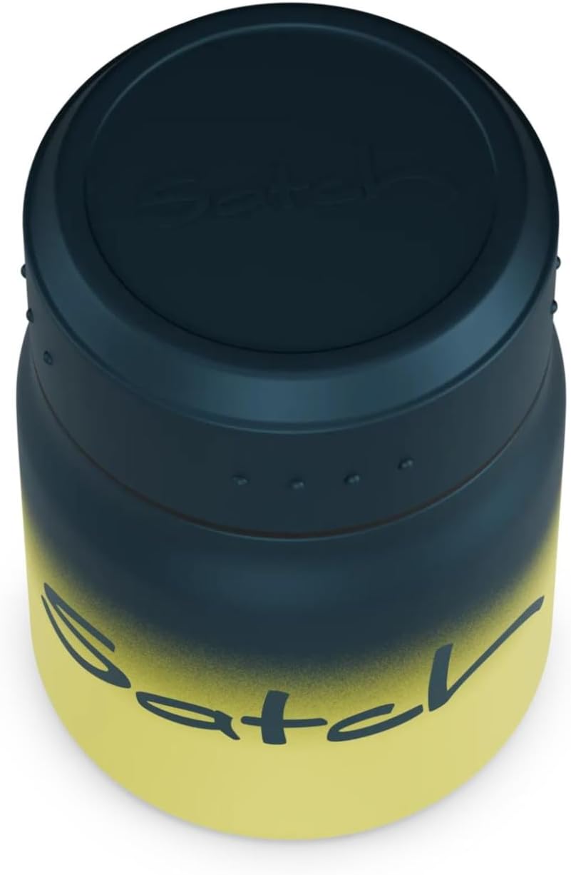 Satch Thermo Lunchbox 500ml, auslaufsicher, isoliert, mit Gabel-Löffelkombination Blue Graffiti - Ge