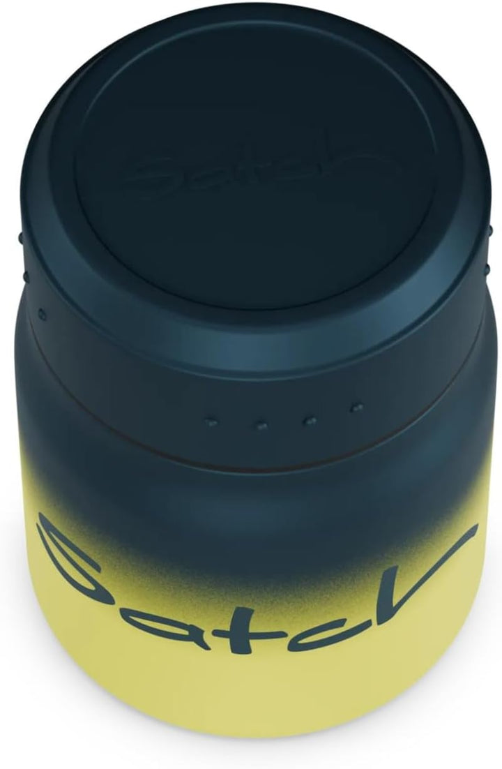 Satch Thermo Lunchbox 500ml, auslaufsicher, isoliert, mit Gabel-Löffelkombination Blue Graffiti - Ge