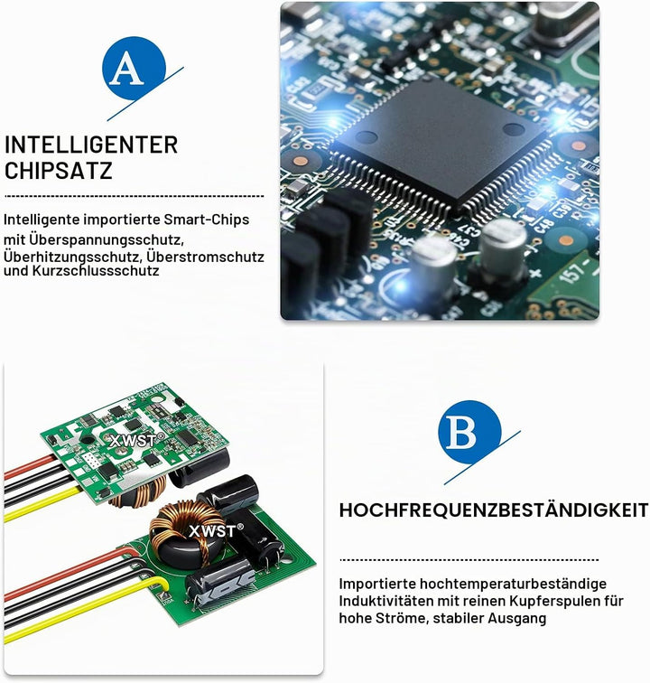 XWST DC DC 36V48V60V72V85V auf 24V Buck Spannungswandler 15A 360W Wechselrichter Auto Netzteil Wandl