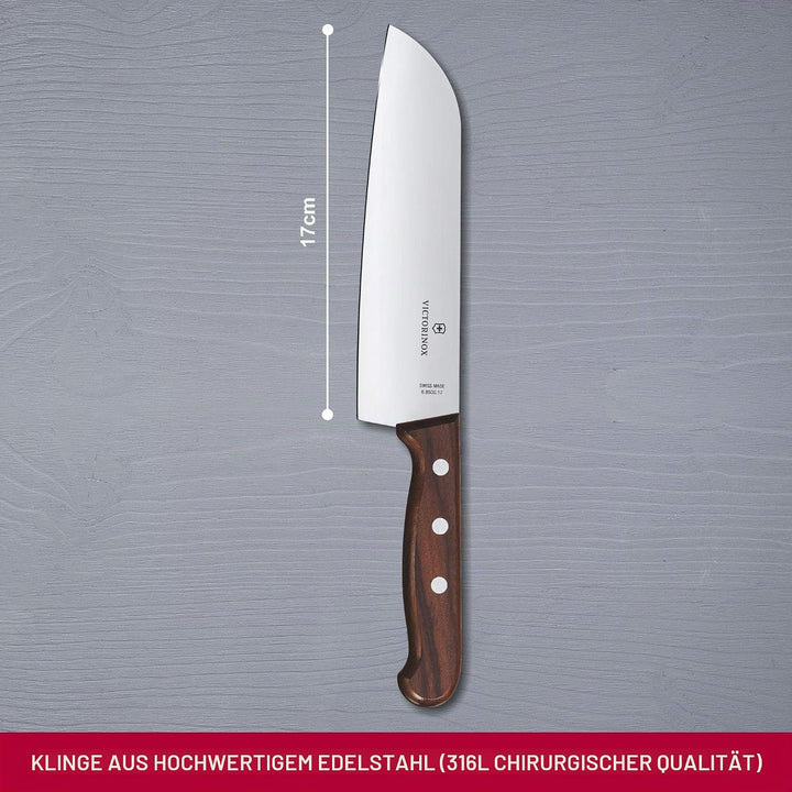 Santokumesser, Griff Ahorn