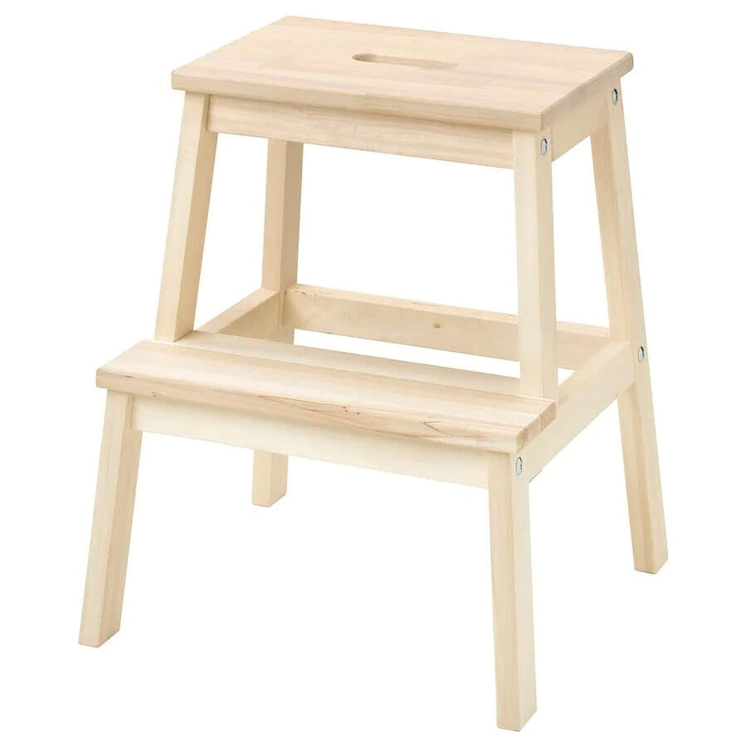 Trittstufe aus Holz, Beige, Beige