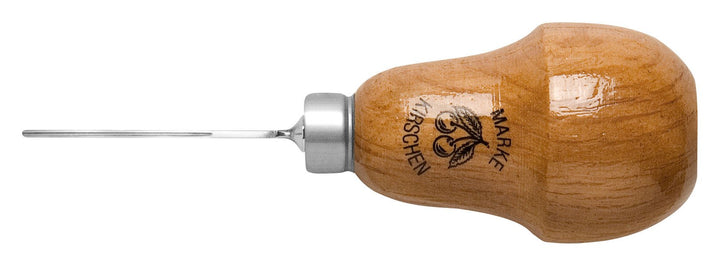 "KIRSCHEN" Werkzeuge 5720005 | Zierschutzeisen gebogen mit Birnenheft, 0,5mm, Stich 11 Stich 11 gebo