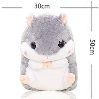 2 in 1 Hamster Kuscheltier Plüschtier Hamster Kissen mit Kuscheldecke Super Süsses Geschenk für Kind