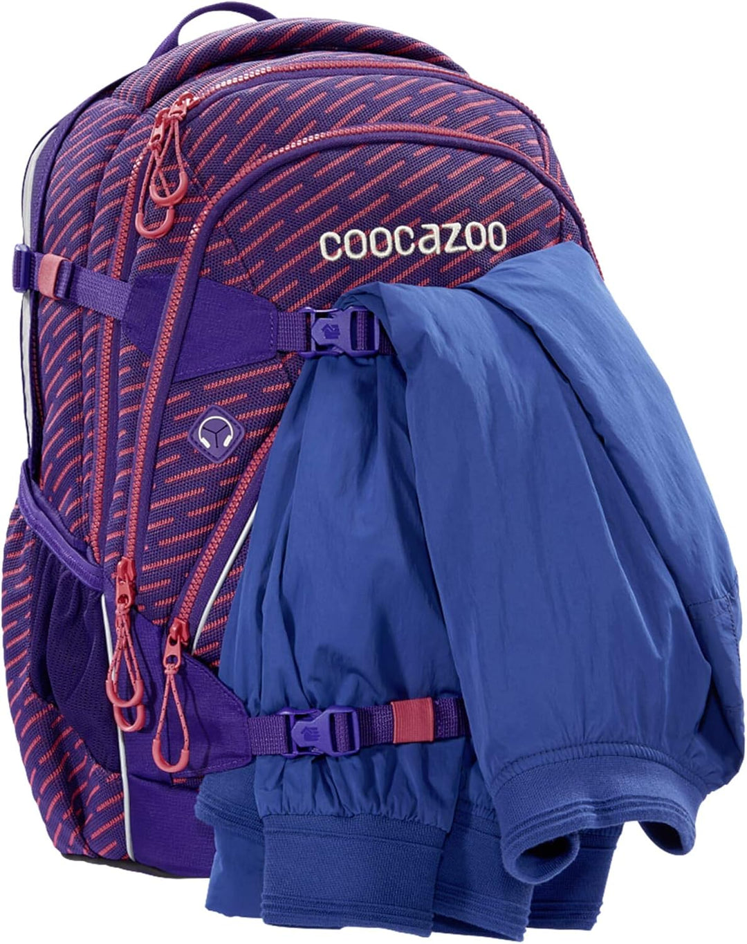 coocazoo Schulrucksack ScaleRale OceanEmotion, ergonomischer Tornister, höhenverstellbar mit Brustgu