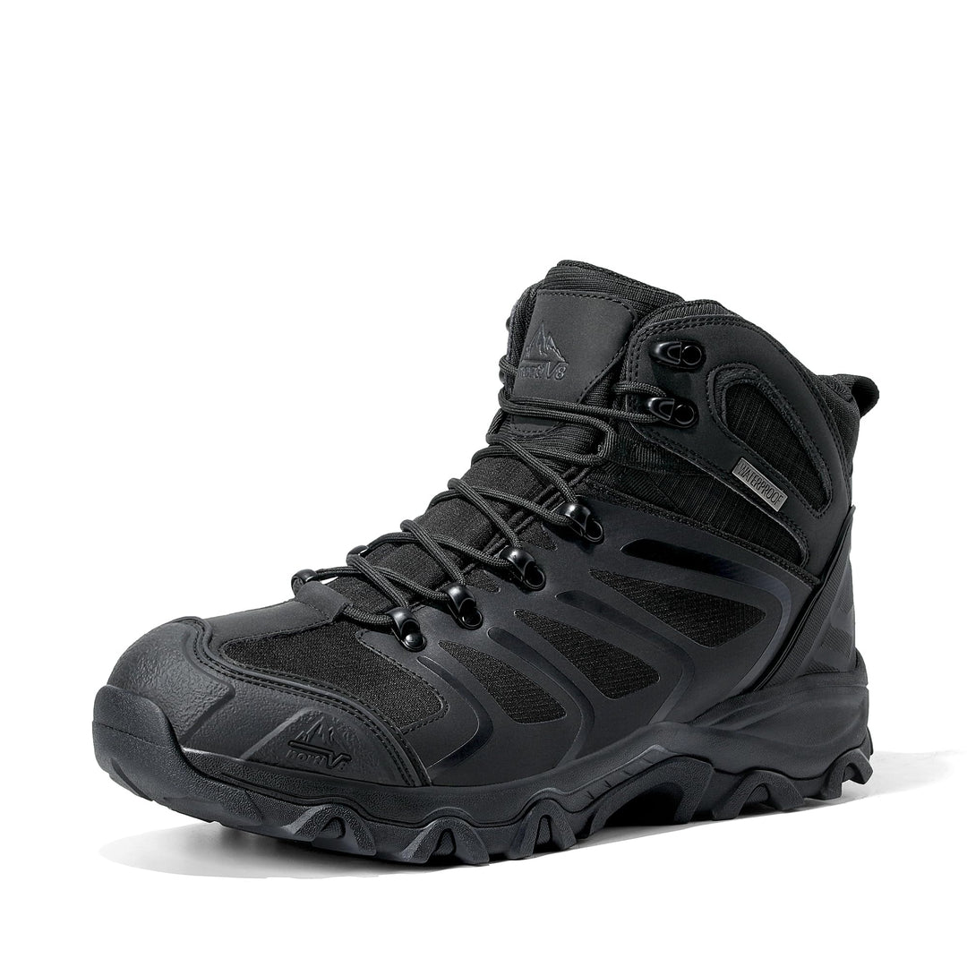 NORTIV 8 Herren Outdoorschuhe Wanderstiefel Trekking Wanderschuhe Wasserdicht Mid Kletterschuhe Berg