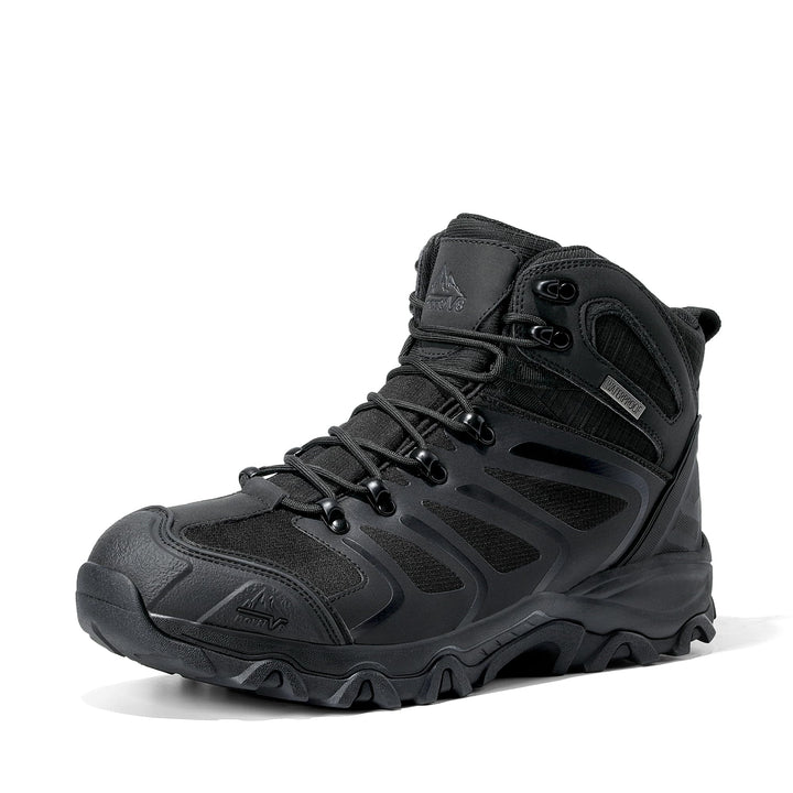 NORTIV 8 Herren Outdoorschuhe Wanderstiefel Trekking Wanderschuhe Wasserdicht Mid Kletterschuhe Berg