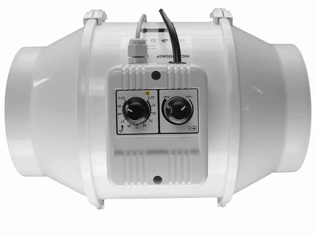 Extractor Vents TT 150 A + Power Regulator Thermostat 150mm (560 m³/h)