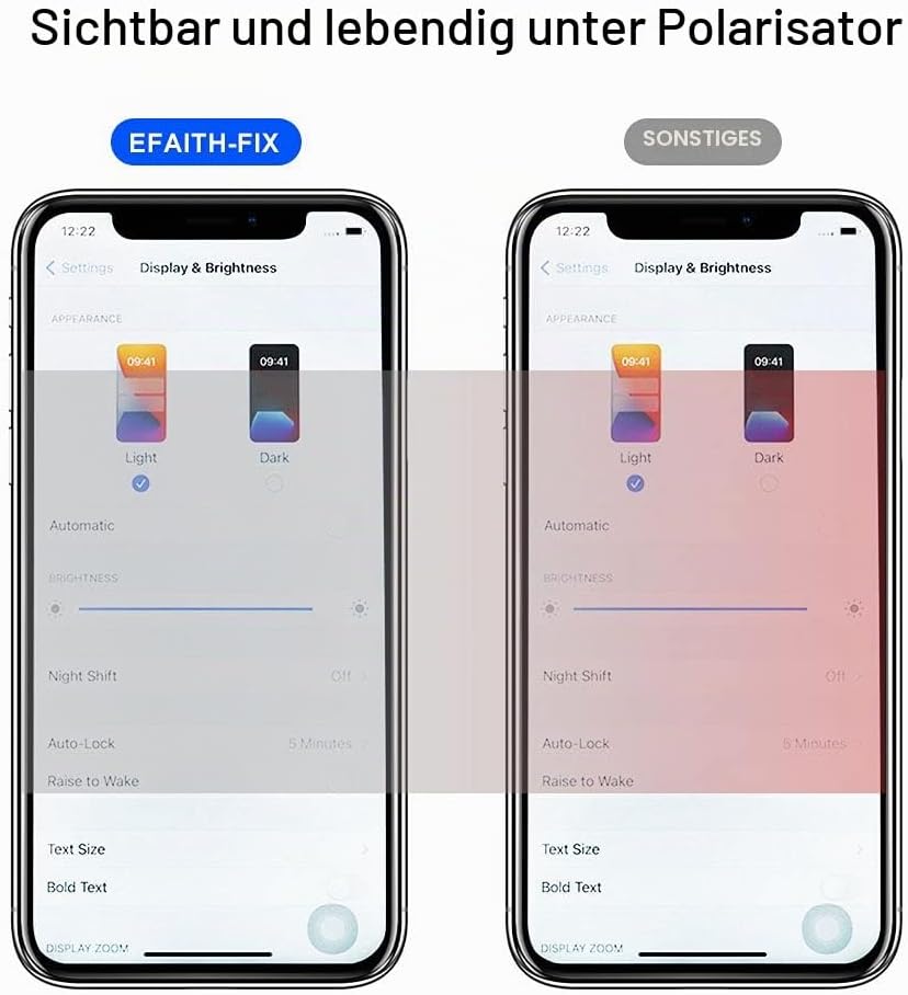 EFAITHFIX Ersatzdisplay für iPhone Xs OLED Bildschirm [nicht LCD] 14.7 cm (5.8 Zoll) Display, Digiti