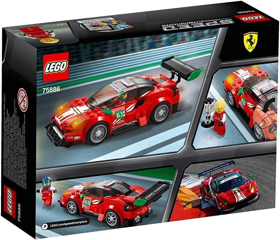 LEGO 75886 Speed Champions Ferrari 488 GT3 “Scuderia Corsa” Single, Single