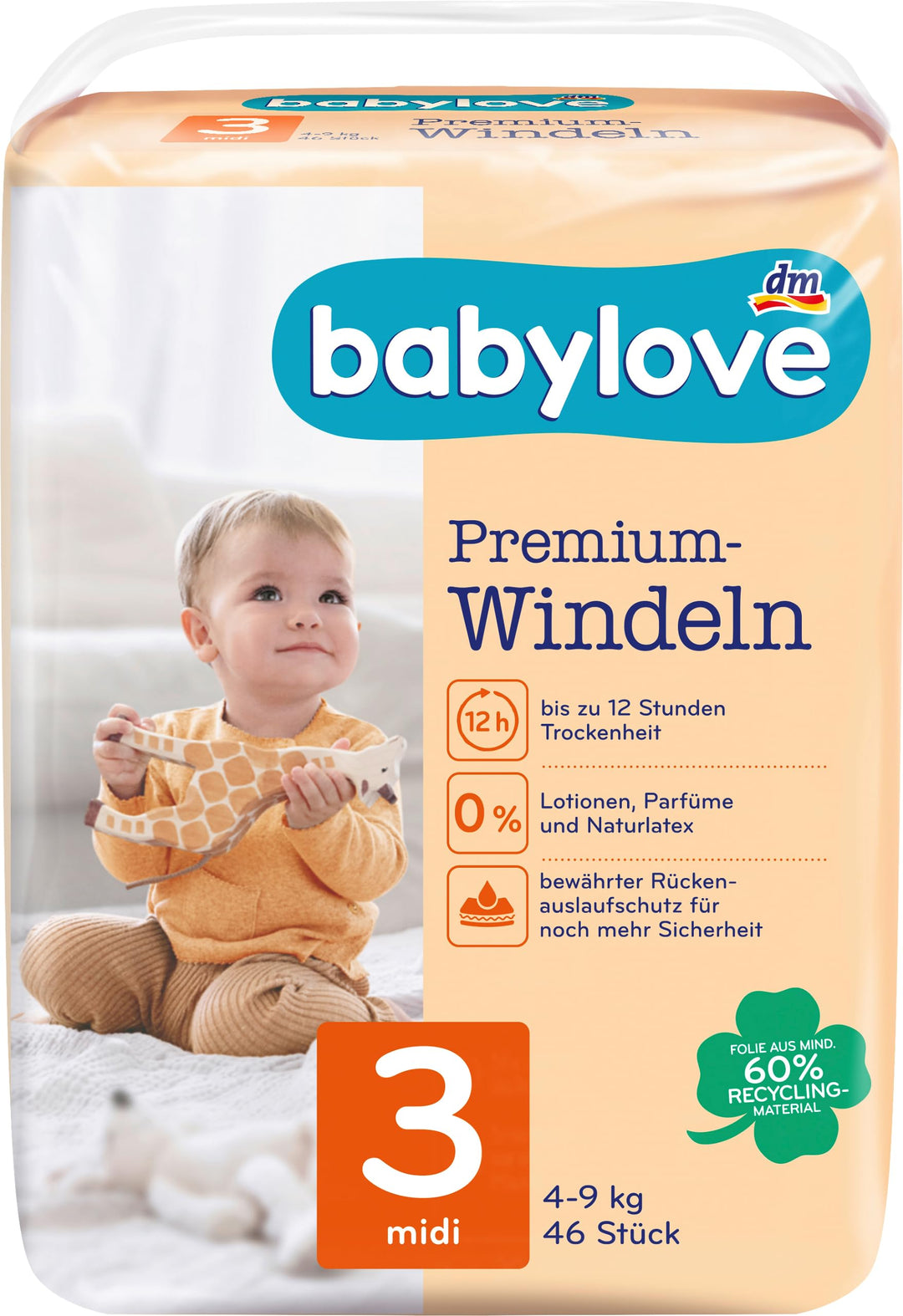 Babylove Feuchttücher und co (1er Pack, Premium Windeln Gr. 3) 1er Pack Premium Windeln Gr. 3, 1er P