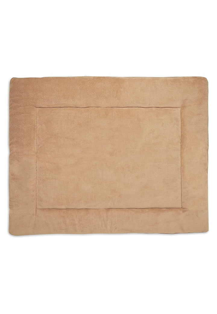 Jollein Krabbeldecke für Baby - Boucle, Biscuit - Laufgittereinlage - 75x95 cm - Spieldecke Baby - H