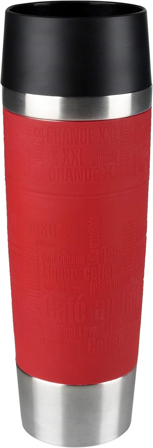 Emsa 515617 Travel Mug Classic Grande | 500ml | Thermobecher | Isolierbecher | hält 6h heiss, 12h ka