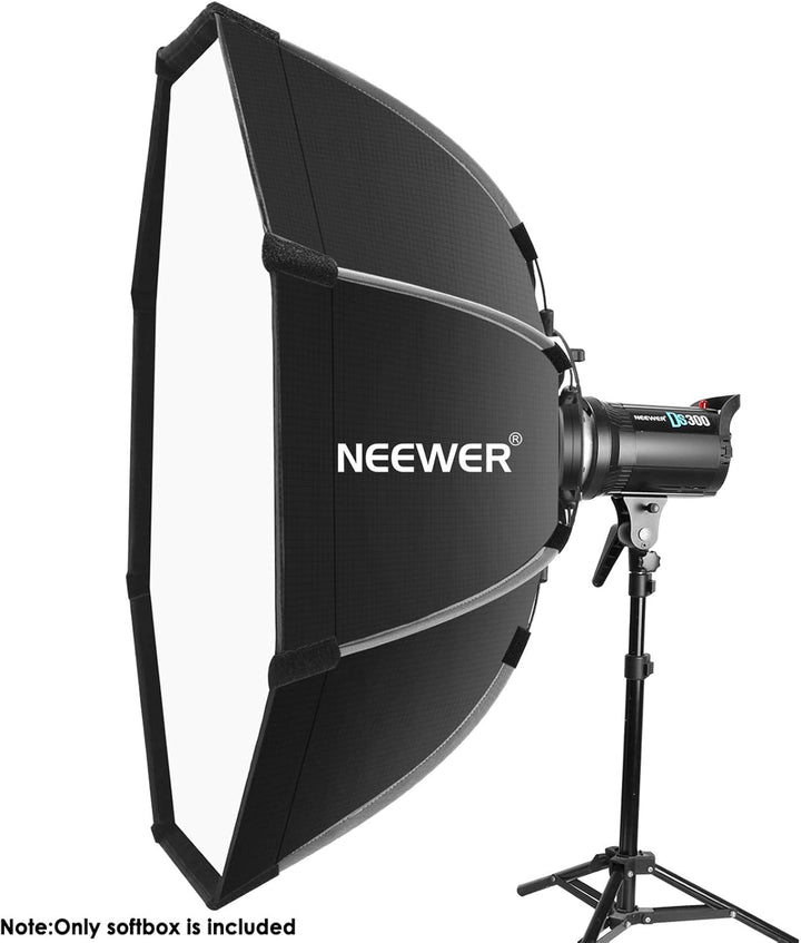 NEEWER 90cm achteckige Softbox mit Schnellspanner, mit Bowens-Halterung, Tragetasche, kompatibel mit