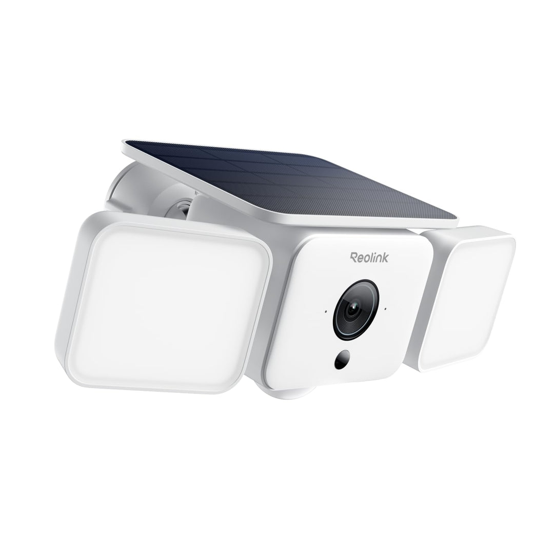 Reolink 2K Überwachungskamera Aussen Solar Akku, 150°Ansicht, bis zu 1000 lm Licht & Sirenenalarm, K