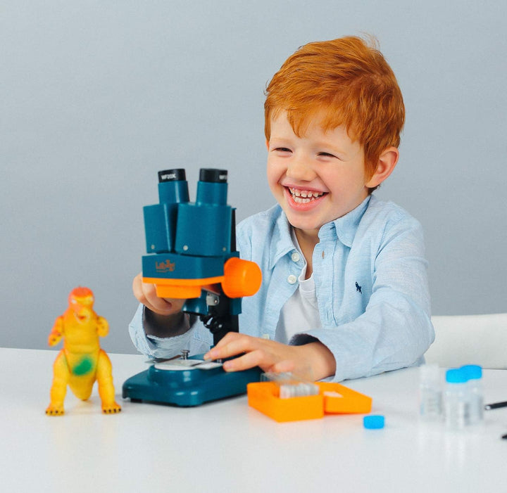 Levenhuk LabZZ M4 Kinder-Stereomikroskop zum Beobachten von Münzen, Steinen, Insekten, Pflanzen und