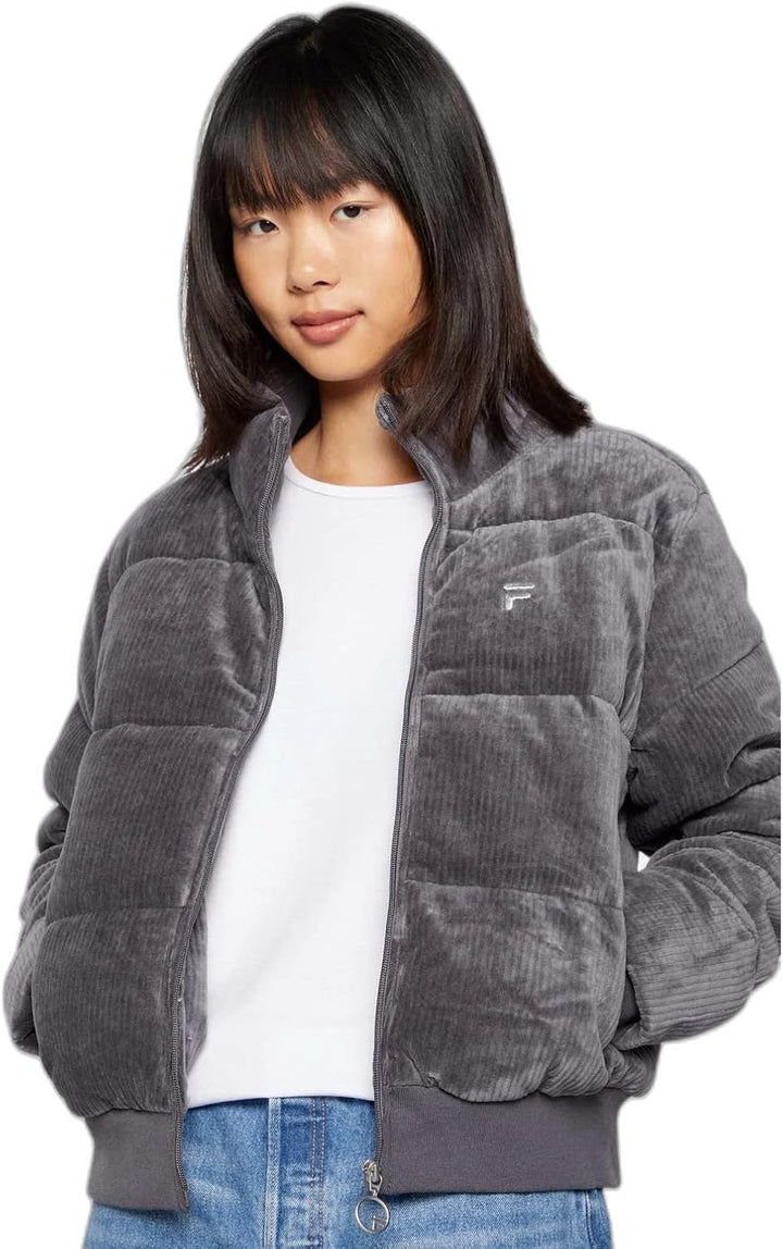FILA Giubbotto Grigio da Donna FAW0232-80008 M Grigio, M Grigio