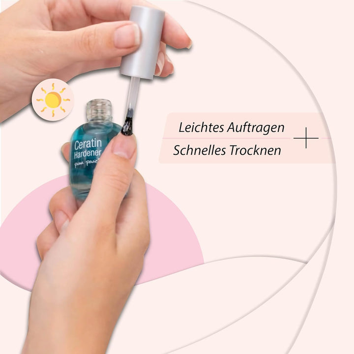 Nagelhärter 15ml - Nagelhärter extra stark - Nagelhärter brüchige Nägel - Nagelpflege für brüchige N