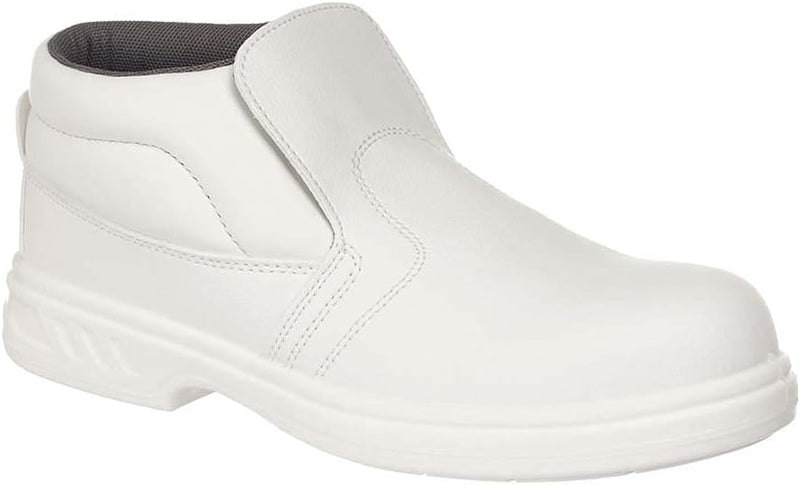 Portwest Steelite Schlupf-Sicherheitsstiefel S2, Grösse: 43, Farbe: Weiss, FW83WHR43 43 EU Weiss, 43