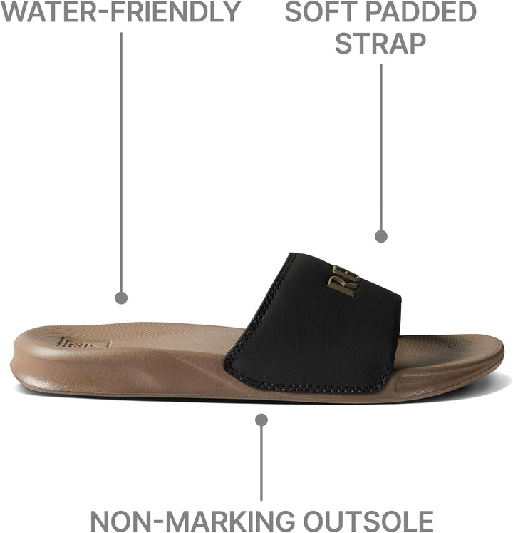 Reef Slipper One Slide 39 EU Black Fossil, 39 EU Black Fossil