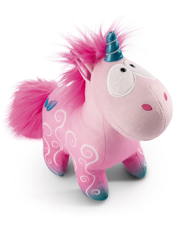 NICI Kuscheltier Einhorn Midnight Floral 22 cm – Stofftier aus weichem Plüsch zum Kuscheln und Spiel