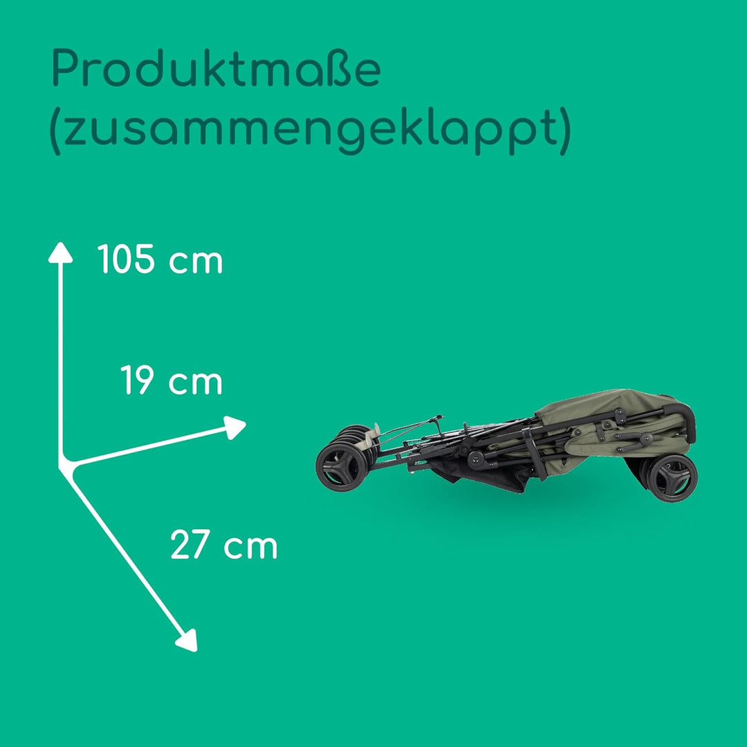 Bebeconfort Rainbow, Kinderwagen, Kompakt und Wendig, 6 Monaten bis 4 Jahre, bis zu 22 kg, Mineral G