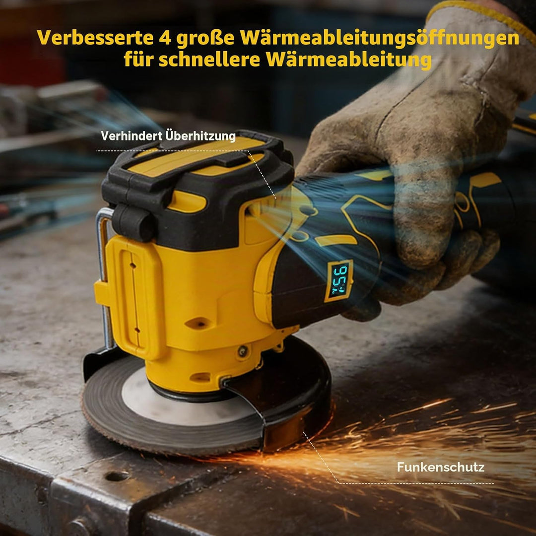 Mini-Winkelschleifer für DEWALT 18V 20V Akkus, 7,6 cm, schnurloses Trennwerkzeug, 20.000 U/min, bürs