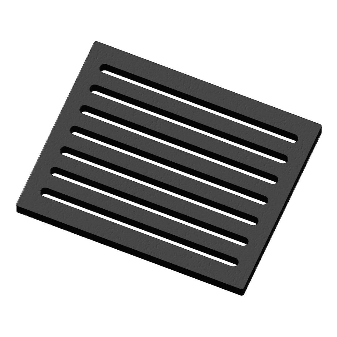Kaminrost/Ascherost Eckig 290 x 240 x 15 mm für verschiedene Kaminofen Modelle - Ascherost aus massi
