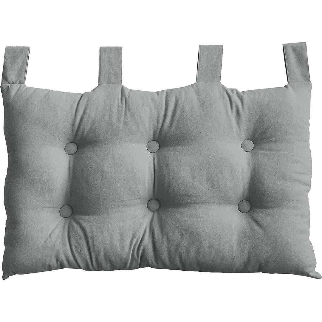 Enjoy Home Kopfteil Stoff 70 x 9 x 45 cm, grau, 9 X 45 CM, Grau