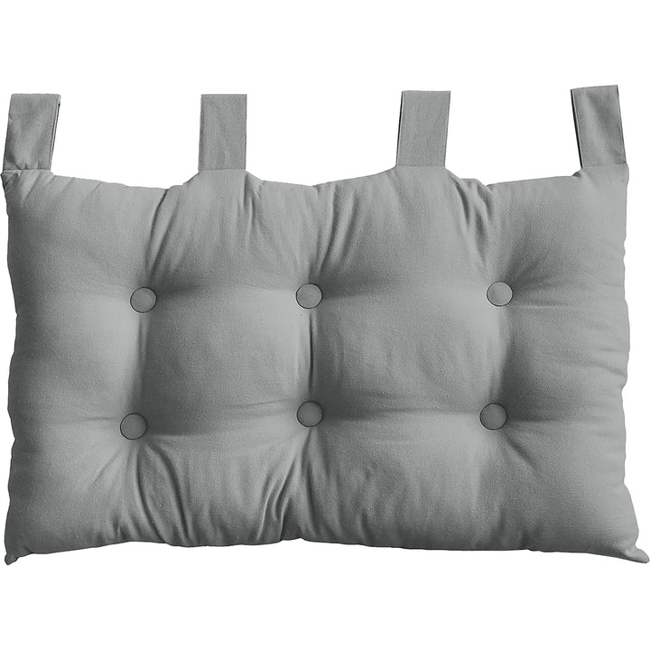 Enjoy Home Kopfteil Stoff 70 x 9 x 45 cm, grau, 9 X 45 CM, Grau