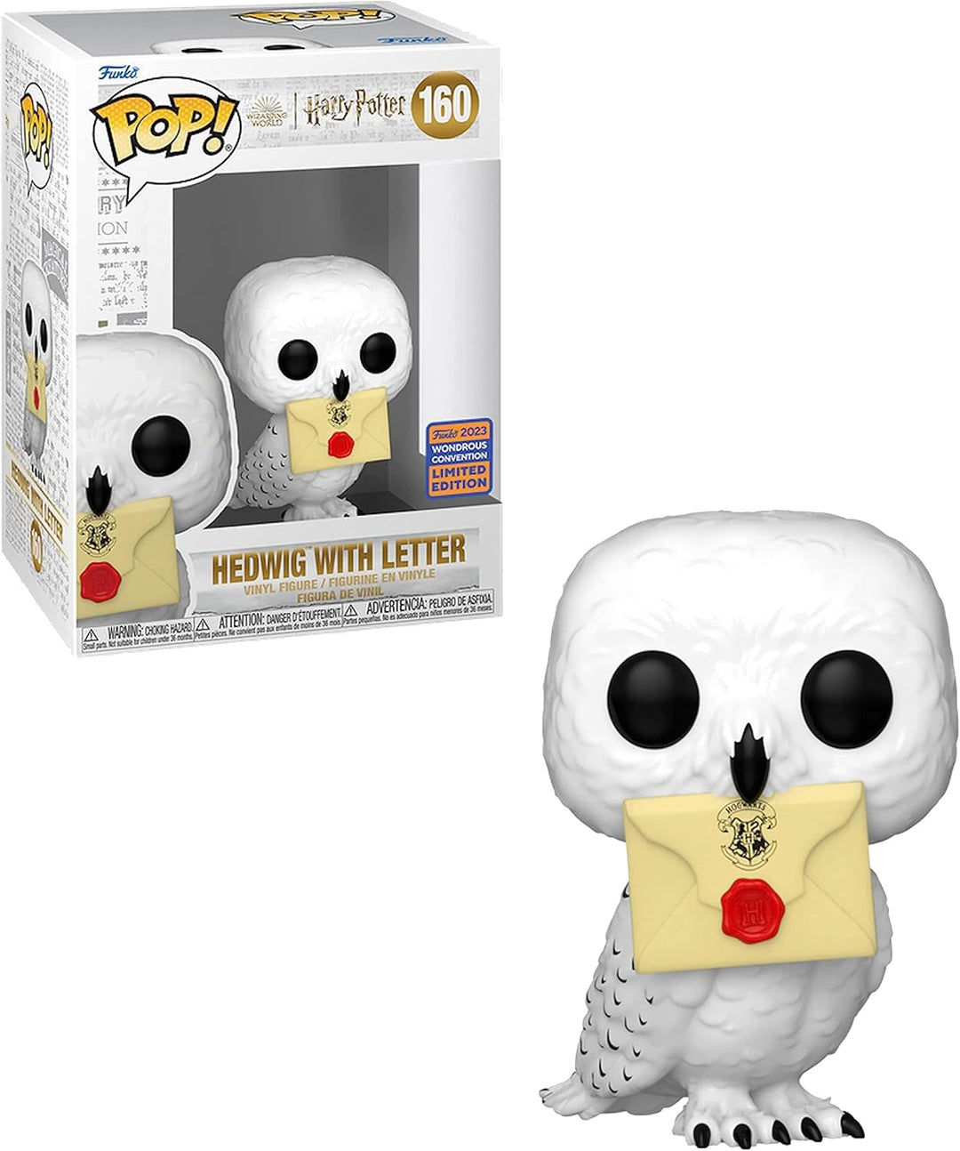 Funko Harry Potter Pop! Hedwig mit Buchstabe WonderCon Exclusive