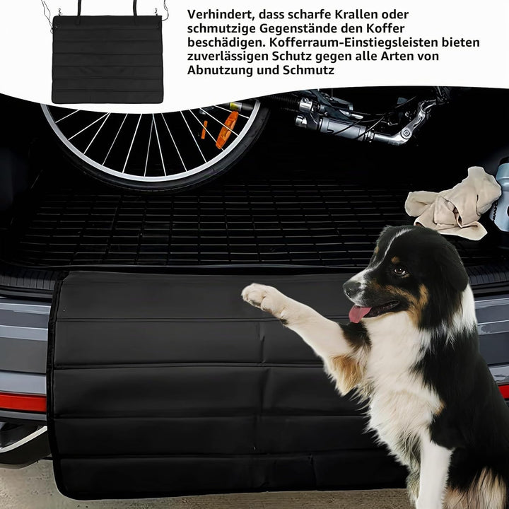 Kofferraumschutz: 80x64cm Universal Auto Ladekantenschutz für Hund, Stossstangen Kofferraummatte, Sc