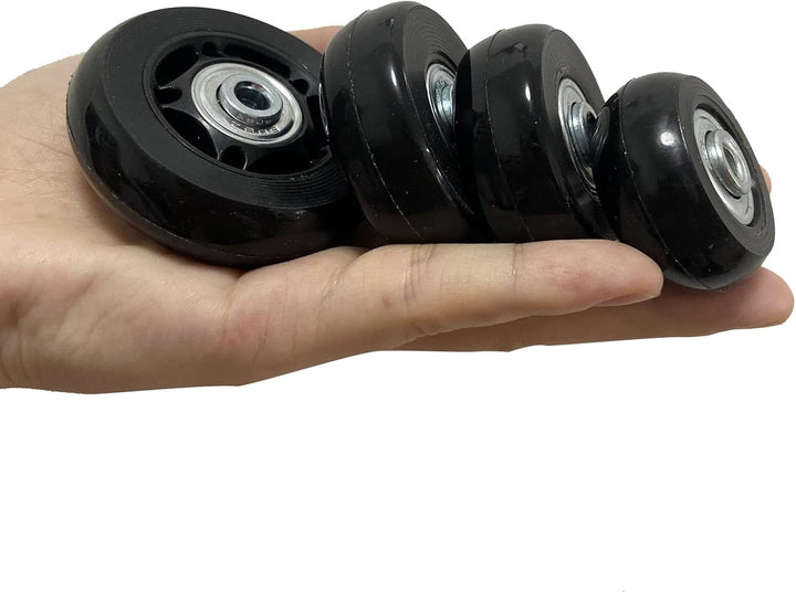 4 Stück Gepäck Ersatzräder Gummi Ersatz Räder Koffer Ersatzräder Gepäckkoffer Rad Gummi-Lenkrollen K