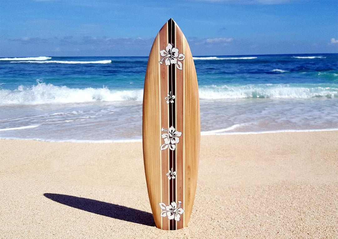 Seestern Sportswear Deko Holz Surfboard 100 cm lang Airbrush Design Surfing Surfen Wellenreiten Surf