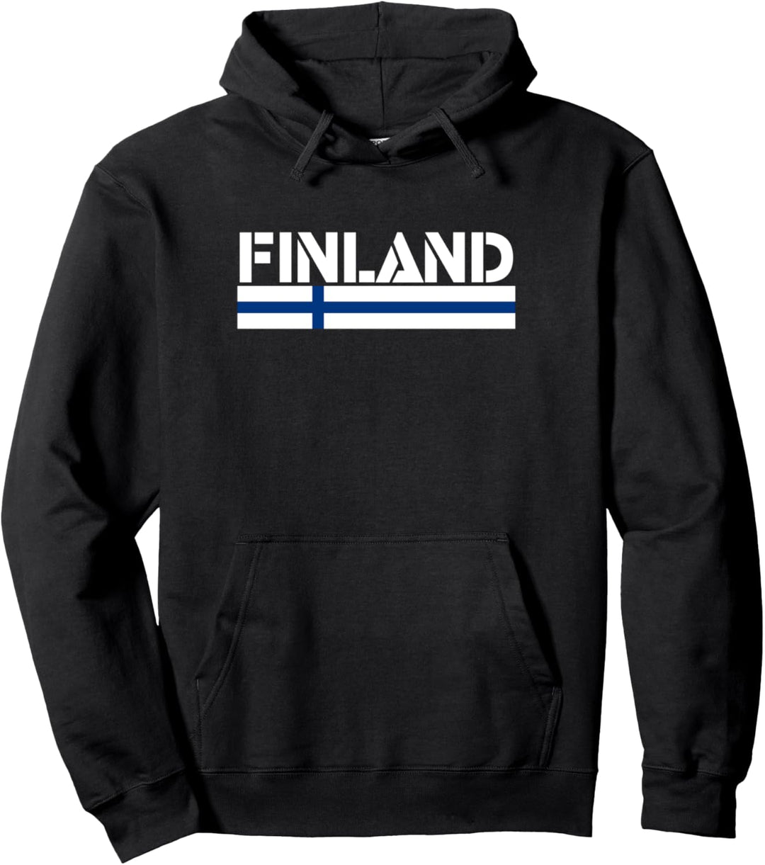 Finnland finnische Flagge Pullover Hoodie