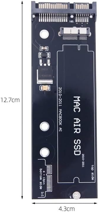 CY USB 3.0 zu SATA 22Pin & 12+6Pin SSD PCB Disk Drive Kabel Adapter kompatibel mit 2010 2011 MAC Air