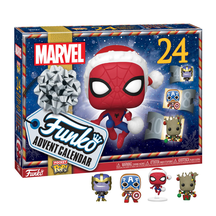 Funko POP Weihnachts-Adventskalender 2022: Marvel mit 24 Tagen Überraschung Pocket POP! Figurine Toy