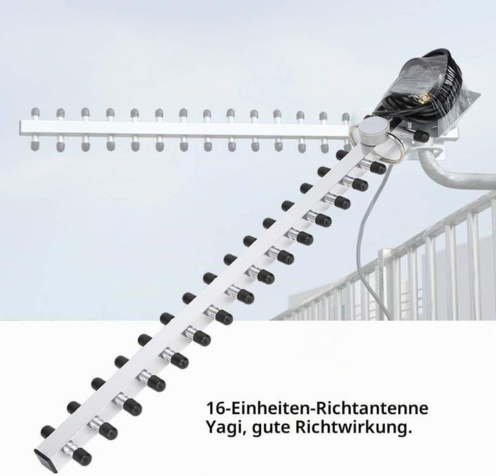 Yagi-WLAN-Antenne, Gerichtete Yagi-Antenne mit 16 Einheiten, 2,4 G 25 DBi High Gain Wireless Router-