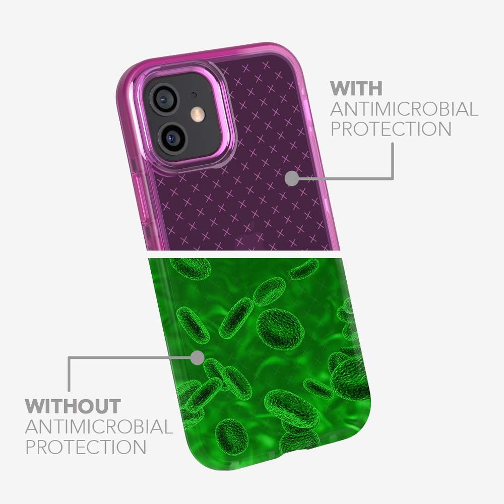 tech21 Evo Check Schutzhülle für Apple iPhone 12 Pro Max 5G mit 3,6 m Fallschutz, Mystical Fuchsia i