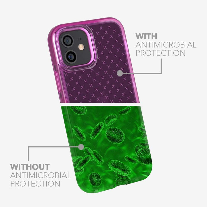 tech21 Evo Check Schutzhülle für Apple iPhone 12 Pro Max 5G mit 3,6 m Fallschutz, Mystical Fuchsia i