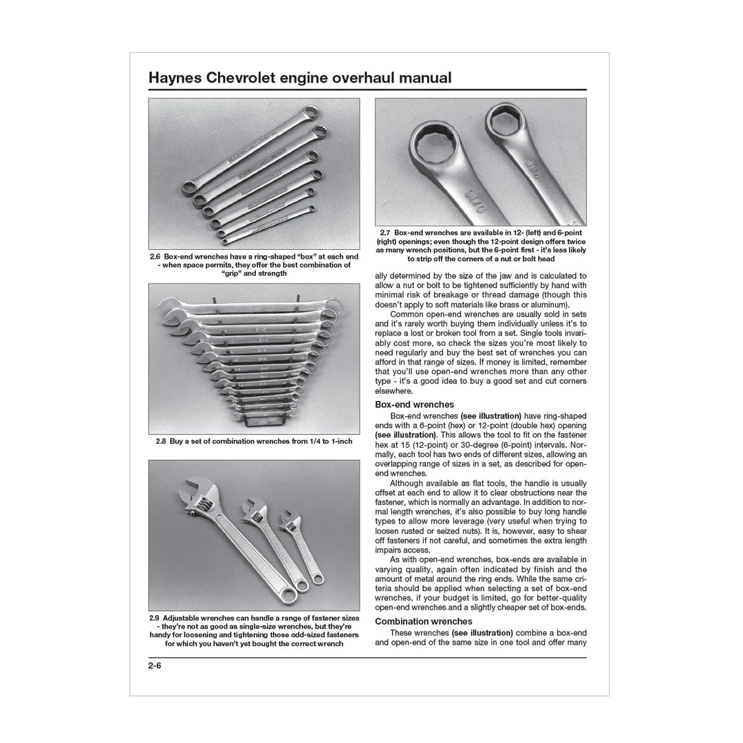 Chevrolet Engine Overhaul Manual (Haynes Manuals)