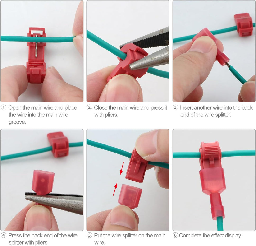 100m Universal Begrenzungskabel für Mähroboter + 50 Erdnägel + 10 Kabelverbinder + 10 Anschlussklemm