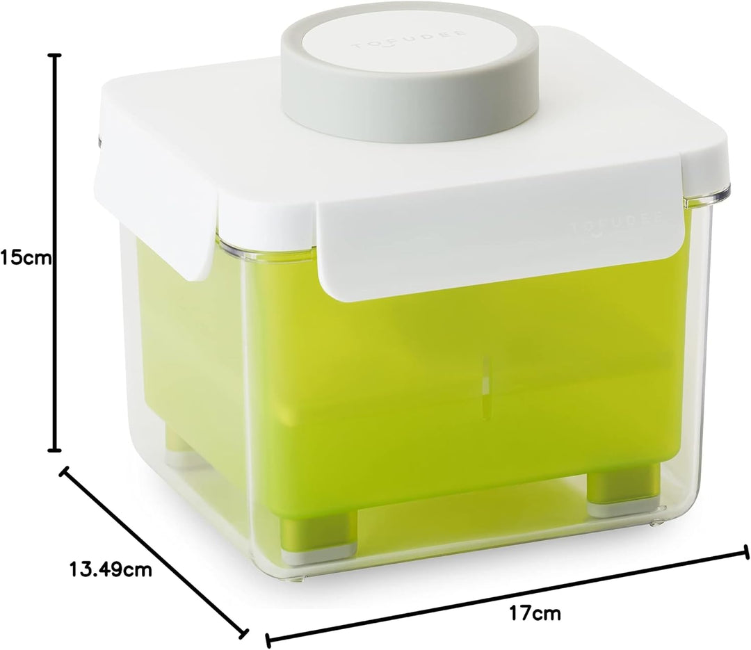 TOFUDEE Tofu Press mit automatischer IntelliSpring Patent-Verstellbarer veganer Tofu-Presser zur Bes