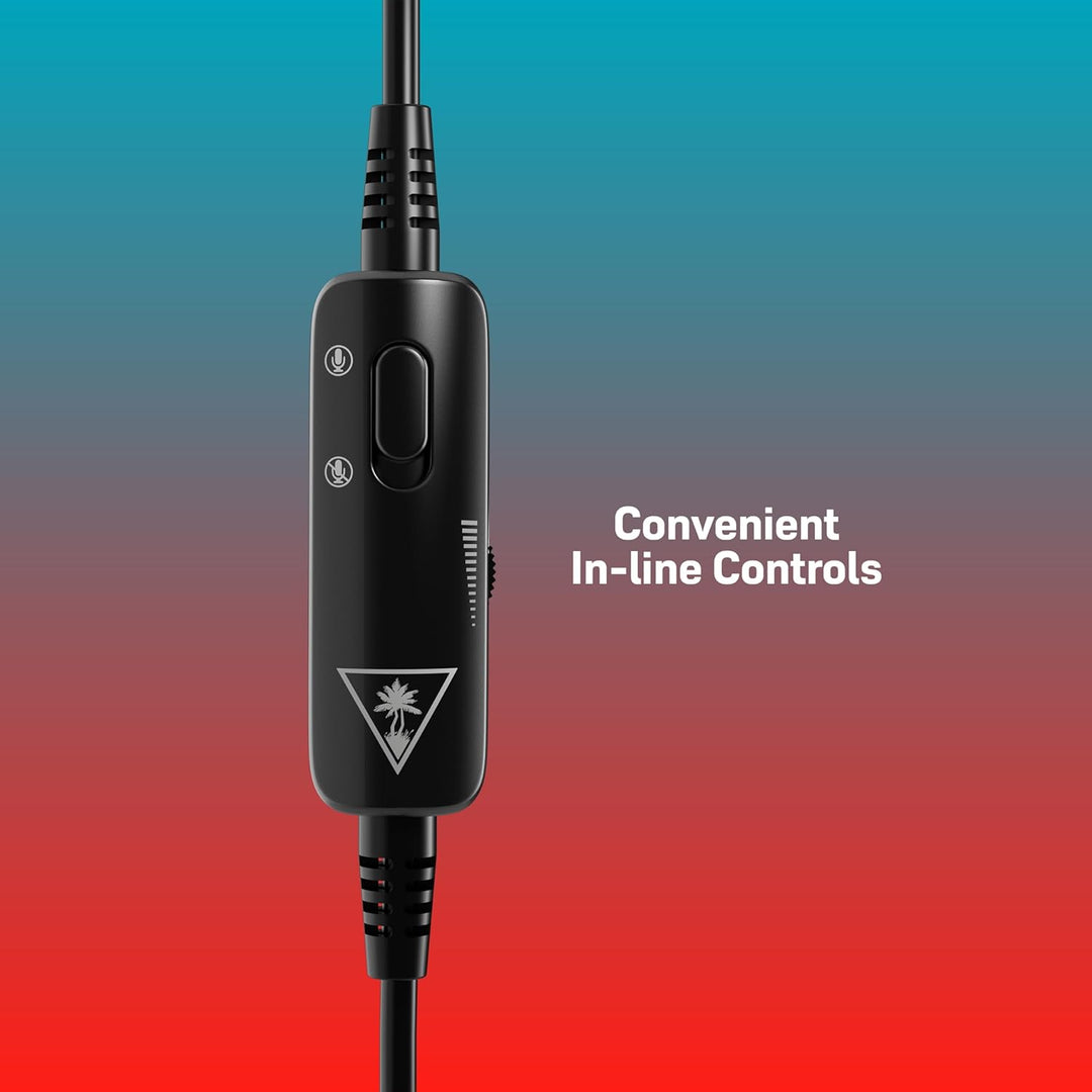 Turtle Beach Recon 50 Rotes/Blaues Gaming-Headset für Nintendo Switch, PS5, PS4, Xbox Series X|S, Xb