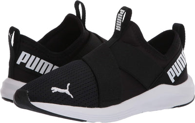 PUMA Damen Prowl Slip On Cross Trainer Sneaker 37 EU Schwarz Weiss, 37 EU Schwarz Weiss